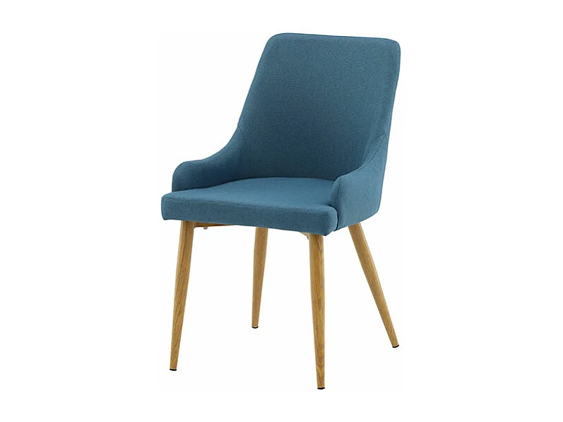 Plaza Esszimmerstuhl blau.