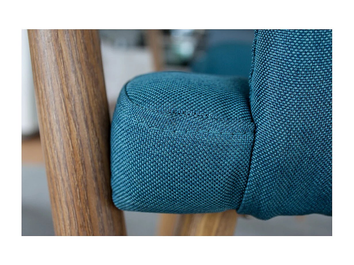 Plaza Esszimmerstuhl blau.