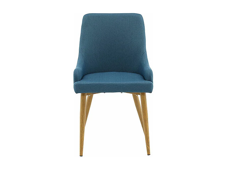 Plaza eetkamerstoel blauw.