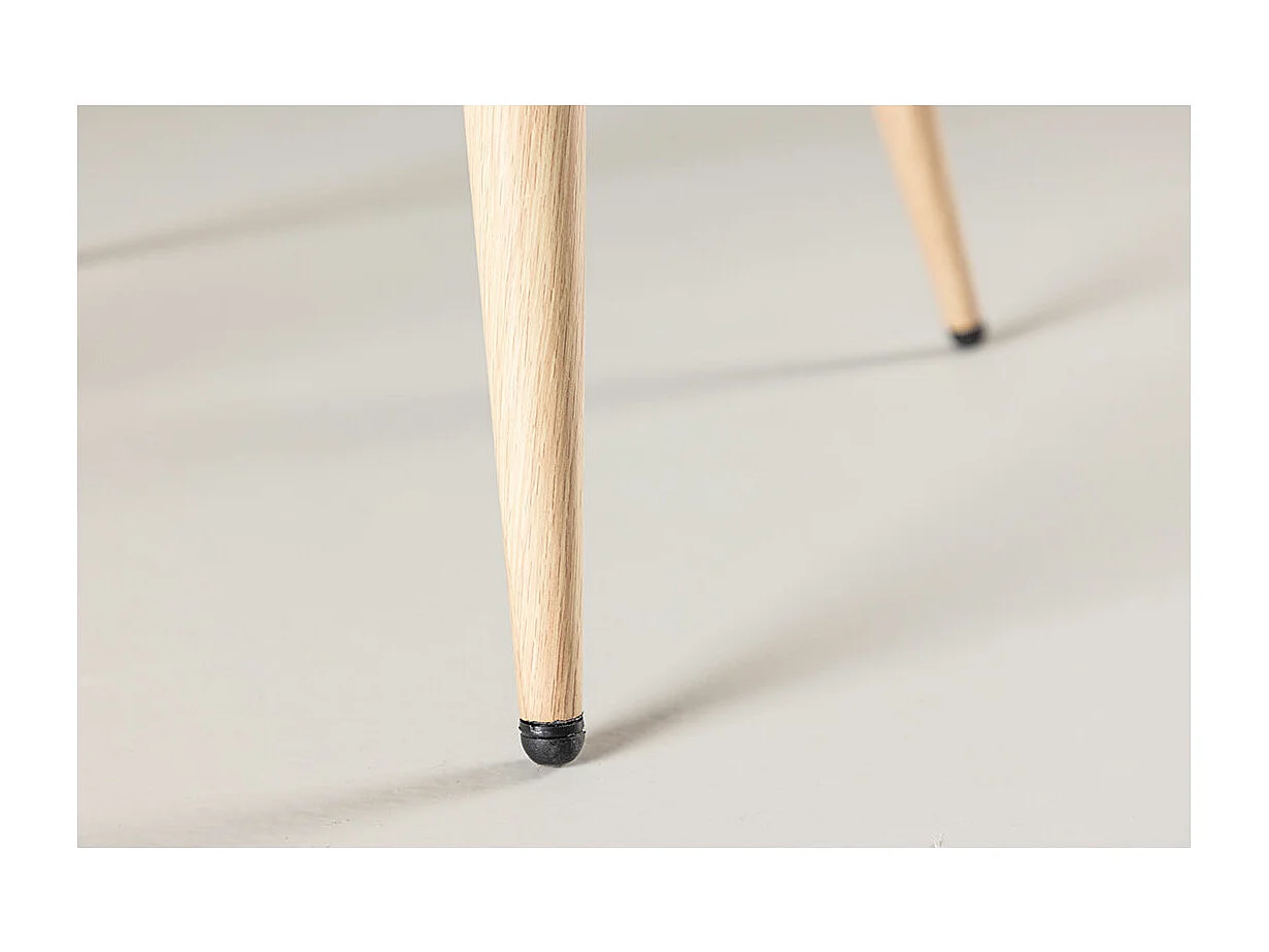 Comfort chaise de salle à manger avec accoudoirs gris clair.