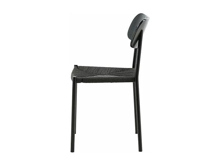 Polly Esszimmerstuhl schwarz.