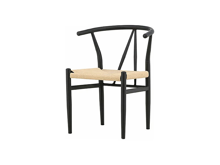 Alfons chaise de salle à manger noir.