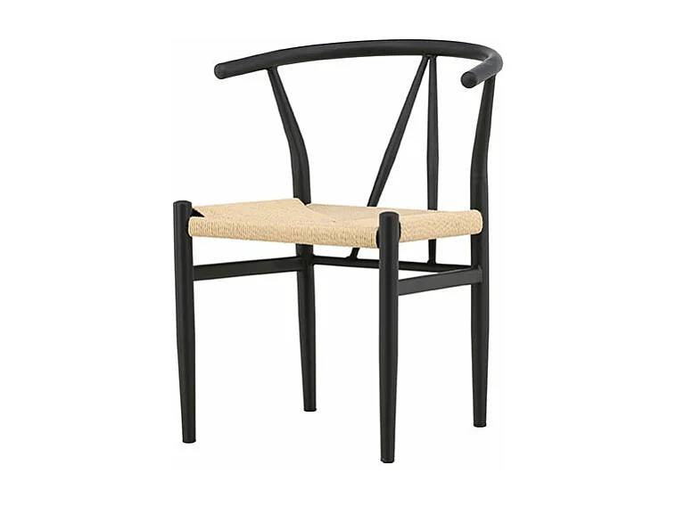 Alfons chaise de salle à manger noir.
