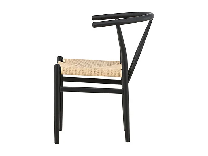 Alfons chaise de salle à manger noir.