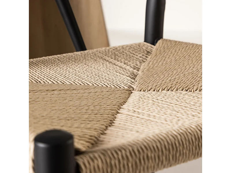 Alfons chaise de salle à manger noir.