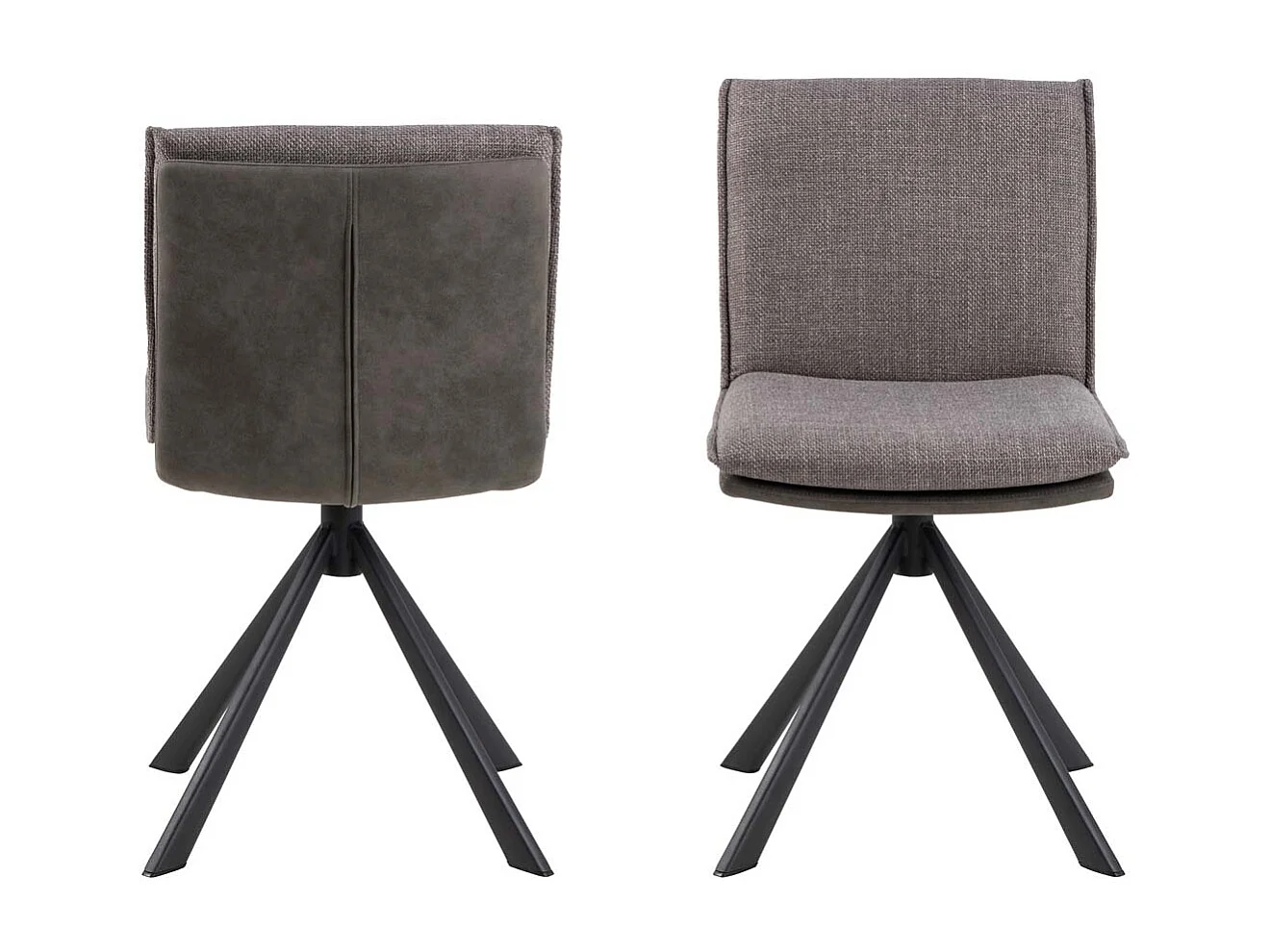 Fiska eetkamerstoel bruin.