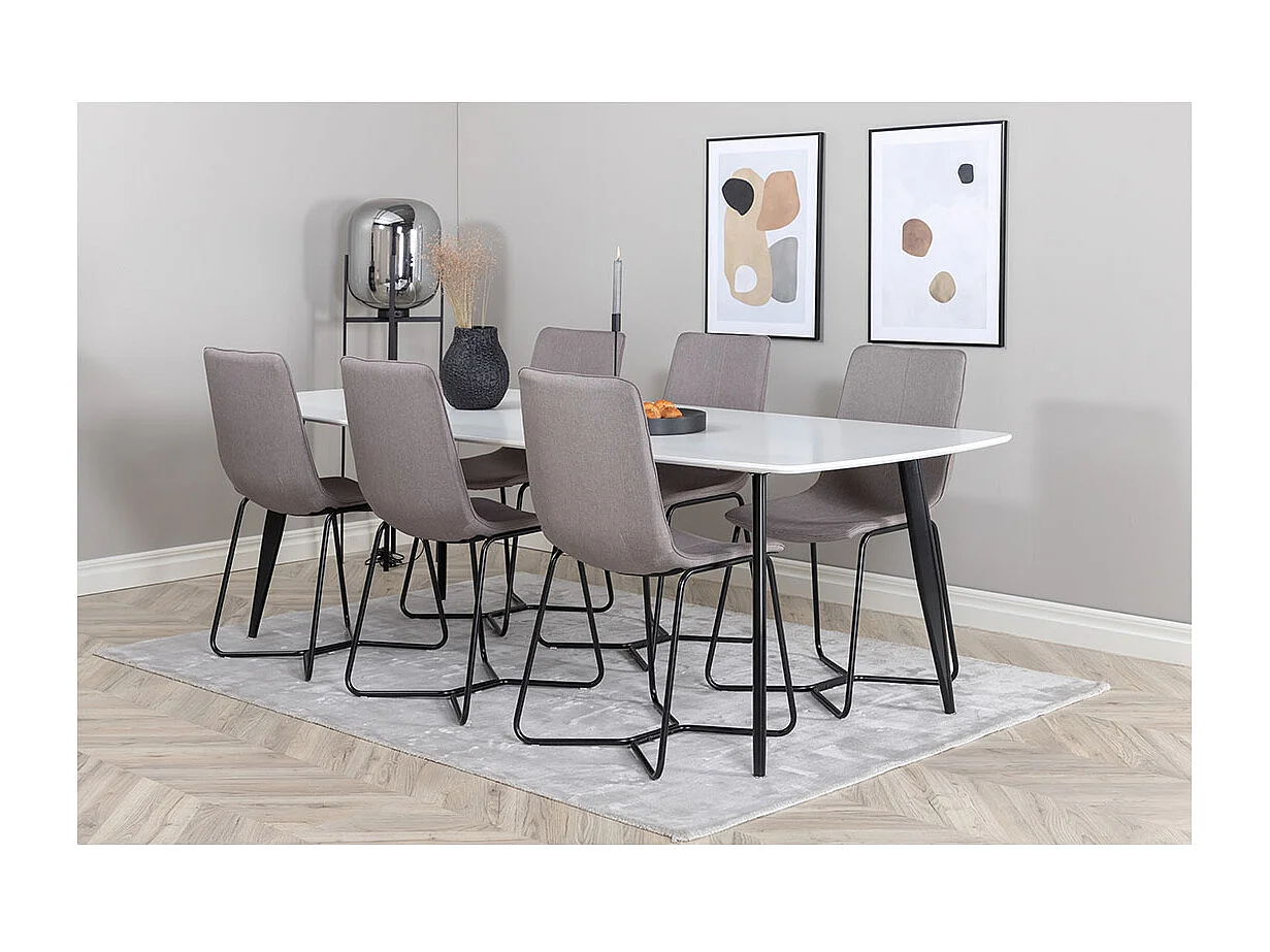 X Esszimmerstuhl grau.