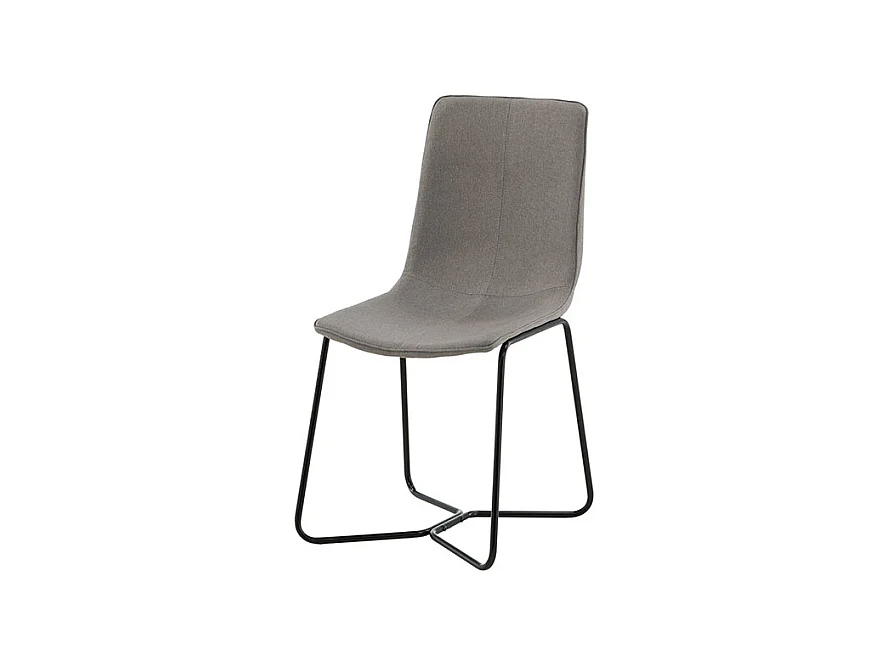 X chaise de salle à manger gris.