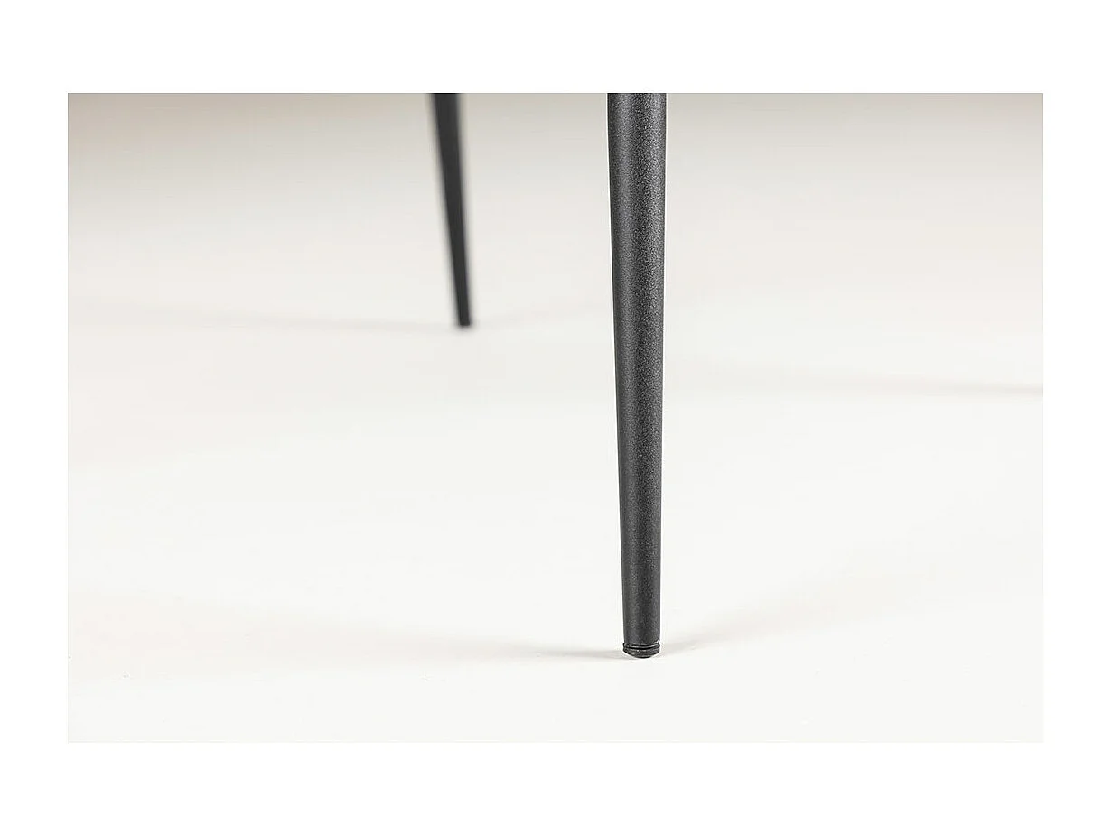 Modesto chaise de salle à manger teddy noir.