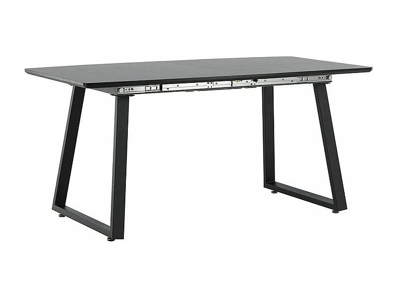Table à Manger Extensible "Inca" 160-200cm Noir