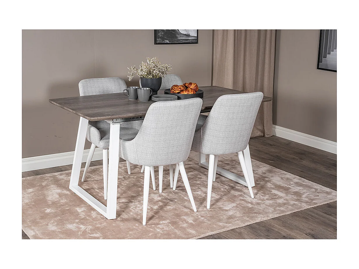 Table à Manger Extensible "Inca" 160-200cm Naturel