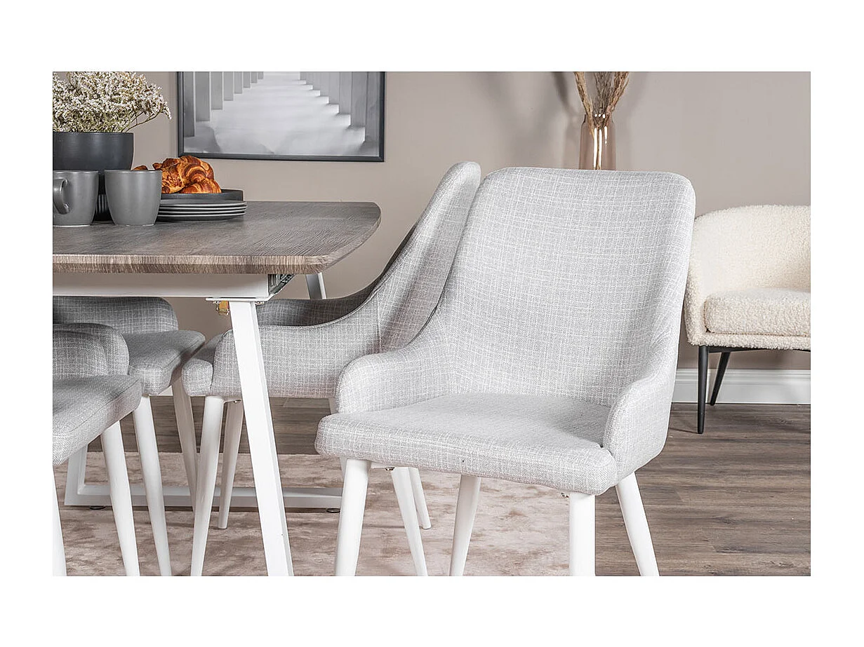 Table à Manger Extensible "Inca" 160-200cm Naturel