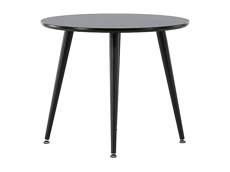 Plaza Esstisch für Kinder Ø60 cm schwarz.