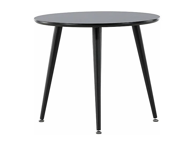 Plaza Esstisch für Kinder Ø60 cm schwarz.