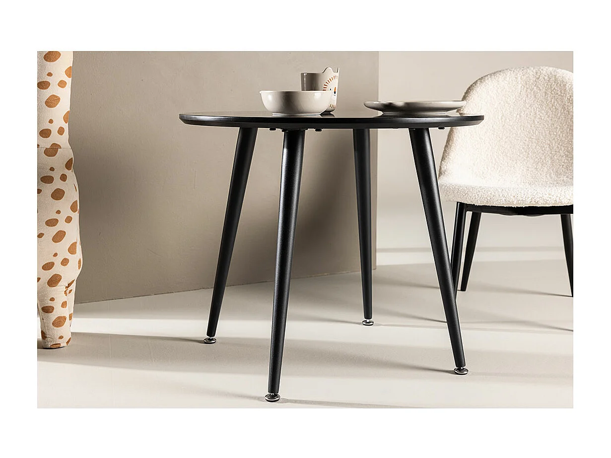 Table Enfant Design "Plaza" 60cm Noir
