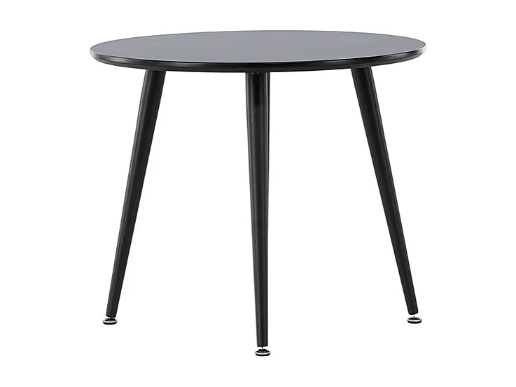 Plaza eetkamertafel voor kinderen Ø60 cm zwart.