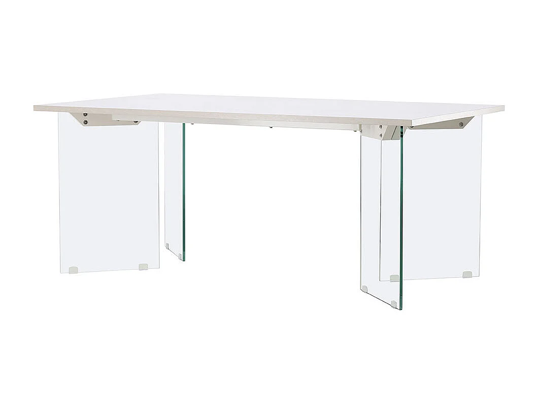 Ester table de salle à manger 90x180 cm gris clair.
