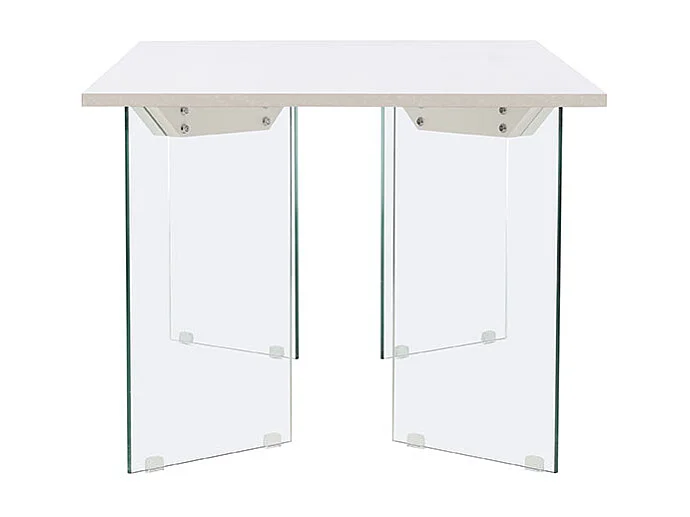 Ester table de salle à manger 90x180 cm gris clair.