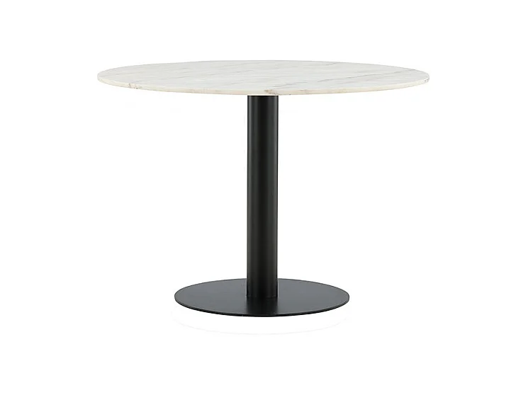 Estelle eetkamertafel Ø106 cm wit.