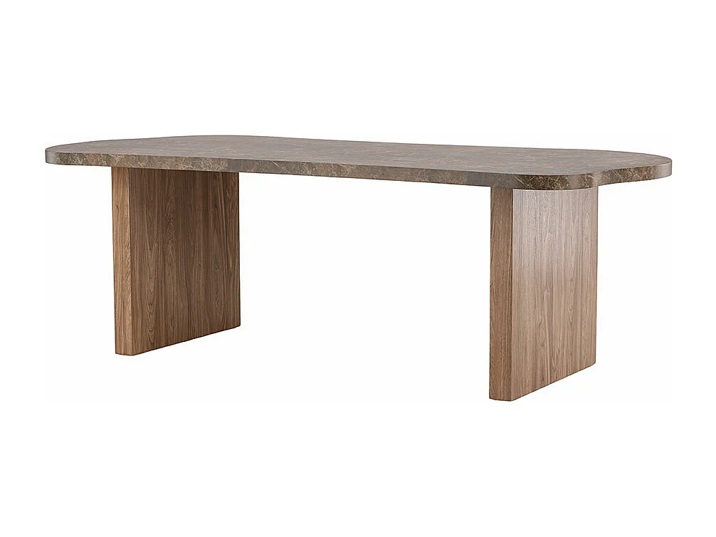 Table à Manger Design "Eleonora" 230cm Marron