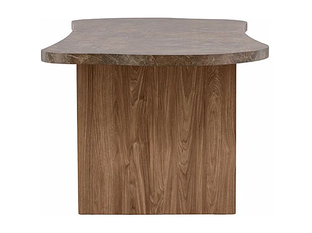 Table à Manger Design "Eleonora" 230cm Marron