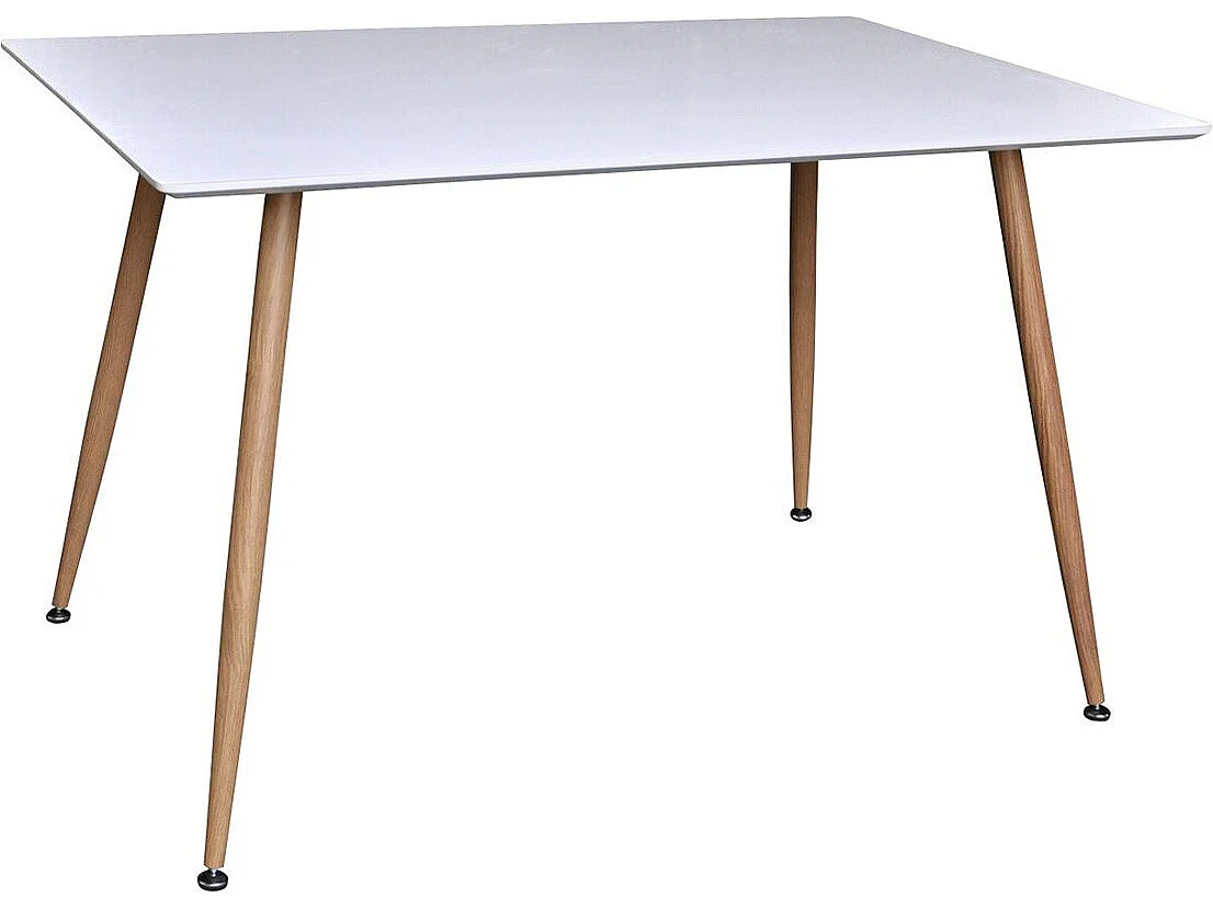 Polar eetkamertafel 75x120 cm wit.