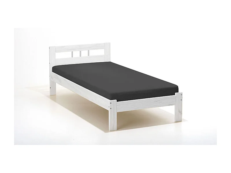 Fank bed 90x200 cm wit.