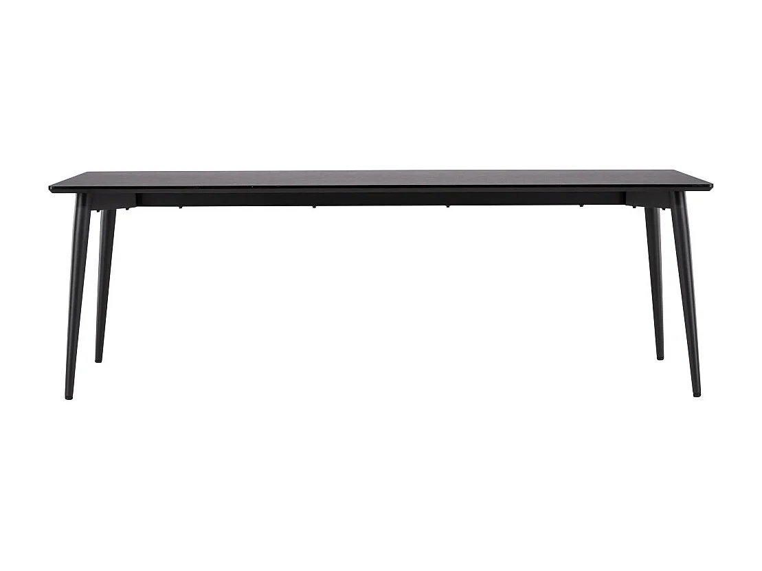 Ellis Esstisch 85x230 cm schwarz.