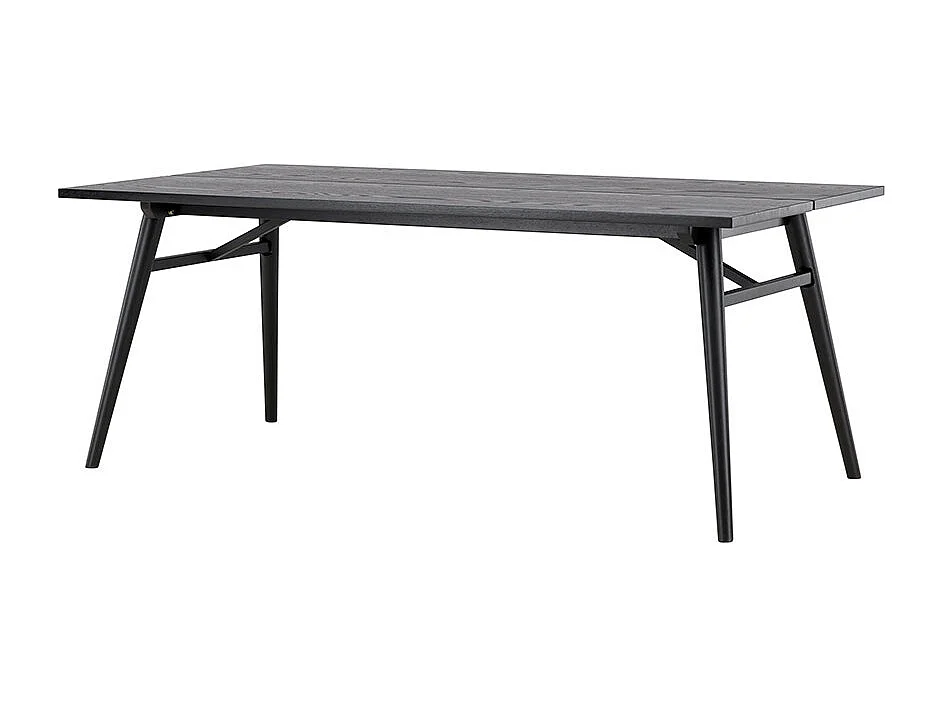 Sleek eetkamertafel 95x195 cm zwart.