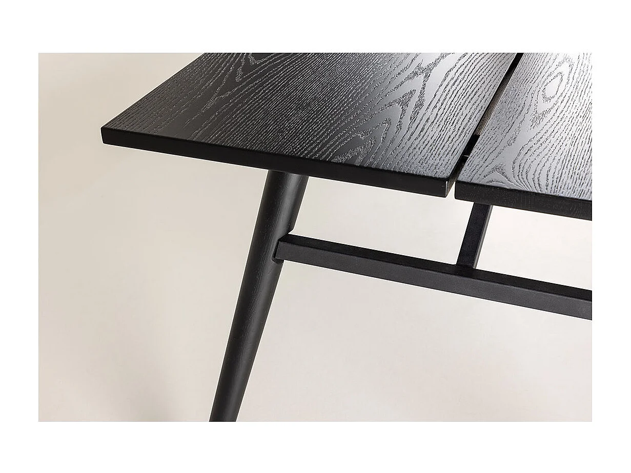 Table à Manger Design "Sleek" 195cm Noir