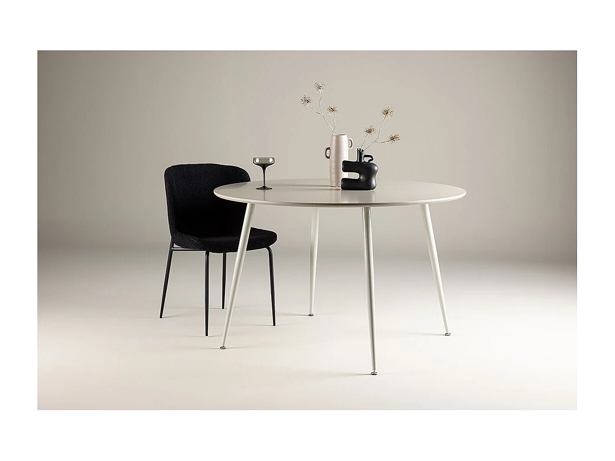Plaza Esstisch Ø120 cm beige.