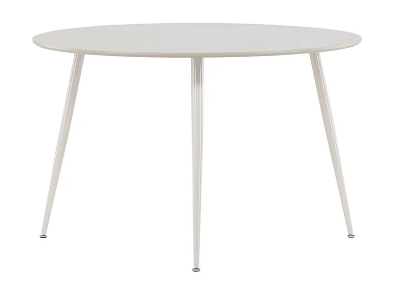 Table à Manger Ronde "Plaza" 120cm Beige