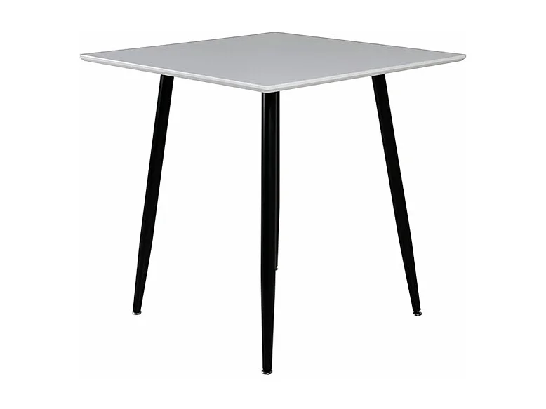 Table à Manger "Polar" 75cm Blanc & Noir