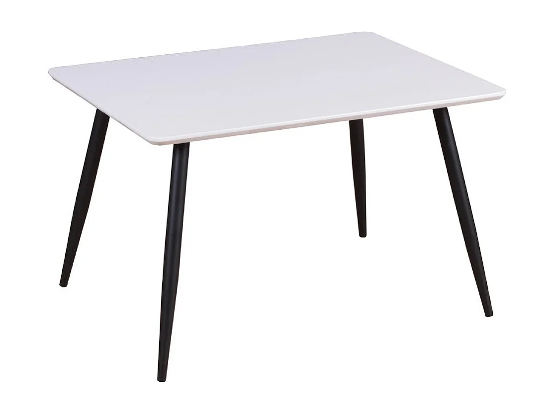 Table Enfant "Plaza" 60x80cm Blanc & Noir