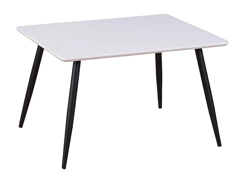 Table Enfant "Plaza" 60x80cm Blanc & Noir