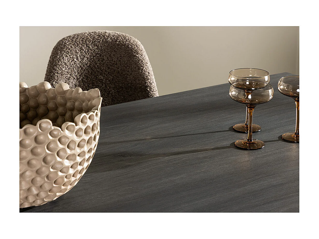 Bassholmen eetkamertafel 90x180 cm zwart.