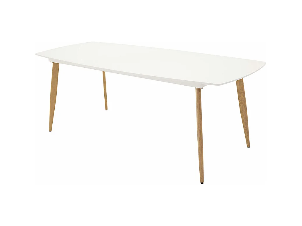Polar eetkamertafel 100x240 cm wit.