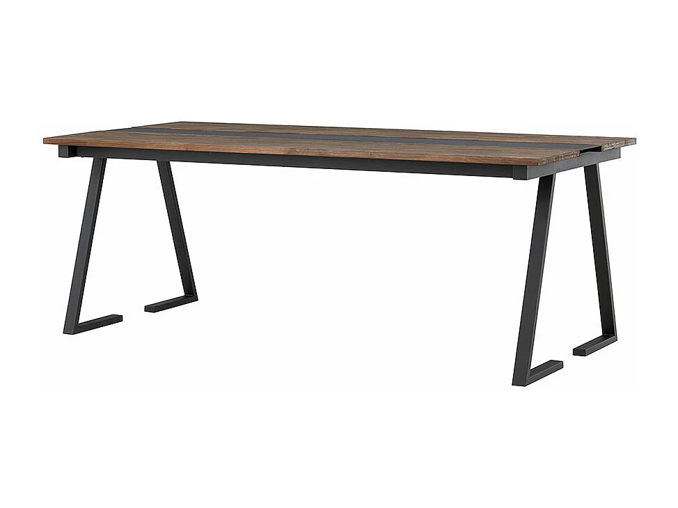 Table à Manger en Teck "Jakarta" 200cm Marron