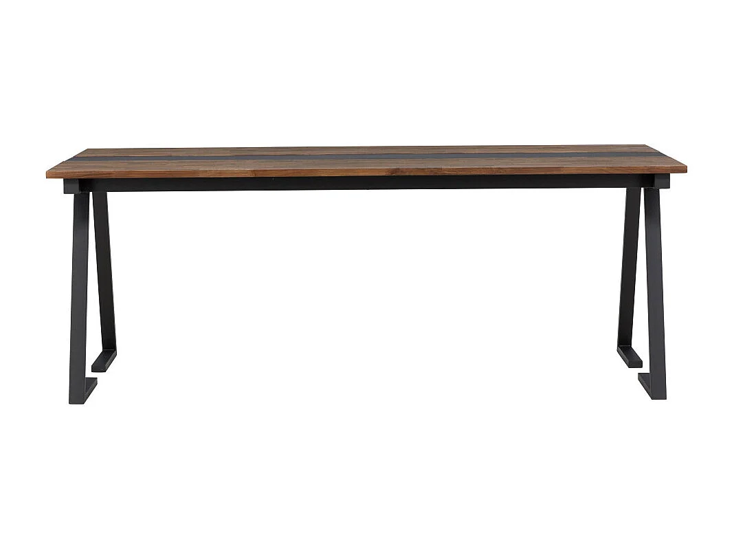 Table à Manger en Teck "Jakarta" 200cm Marron
