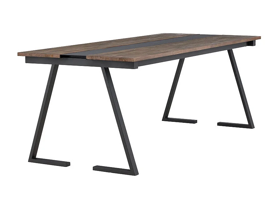 Table à Manger en Teck "Jakarta" 200cm Marron