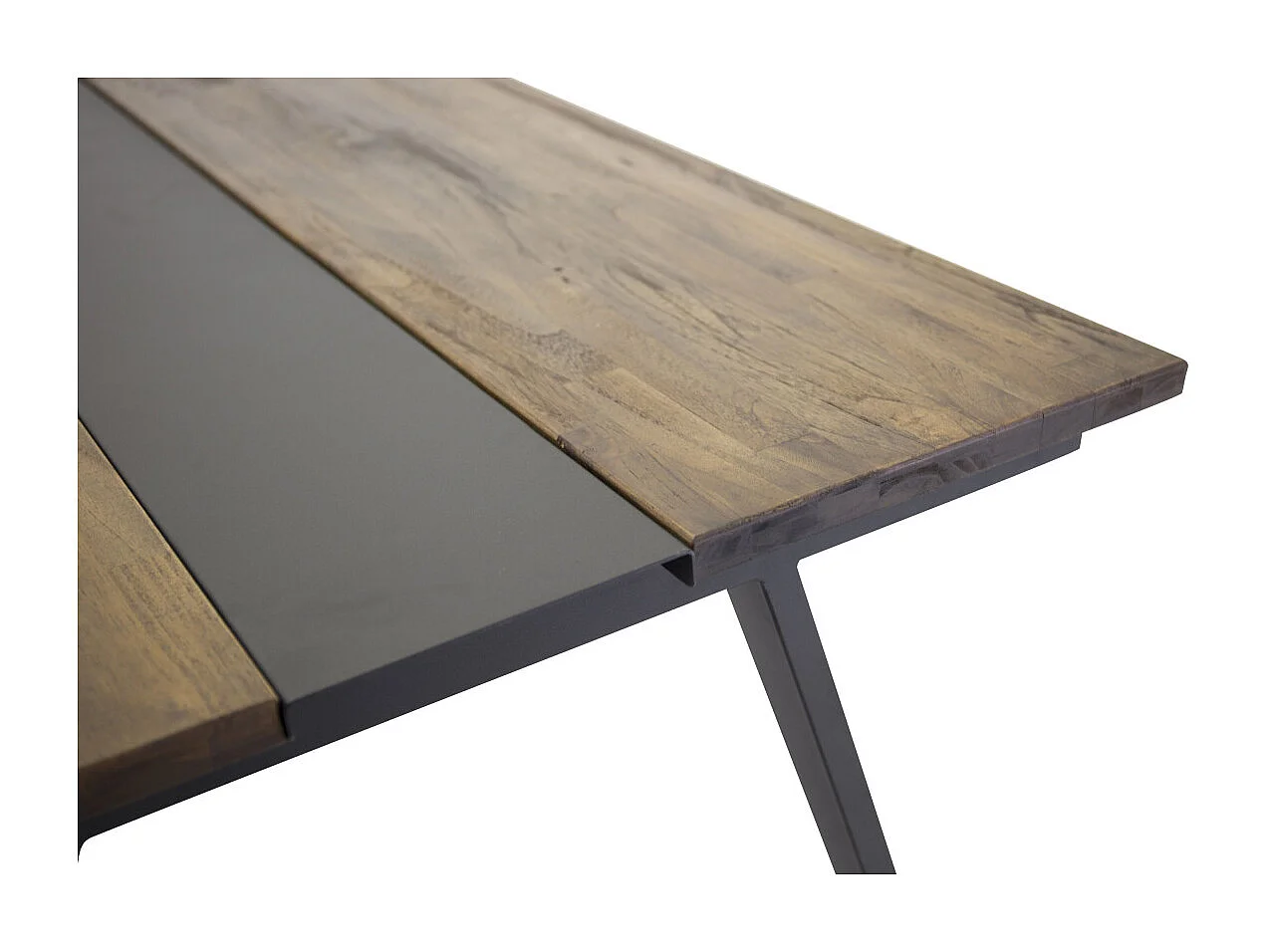 Table à Manger en Teck "Jakarta" 200cm Marron