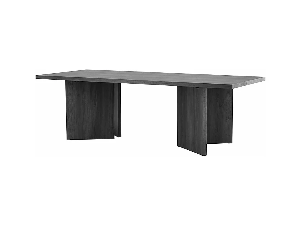 Table à Manger Design "Bassholmen" 240cm Noir
