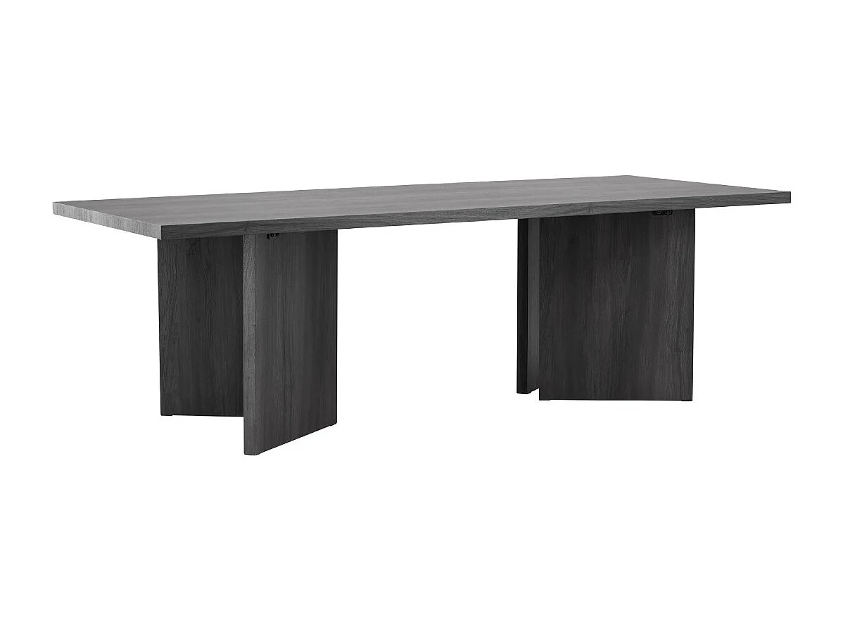 Table à Manger Design "Bassholmen" 240cm Noir