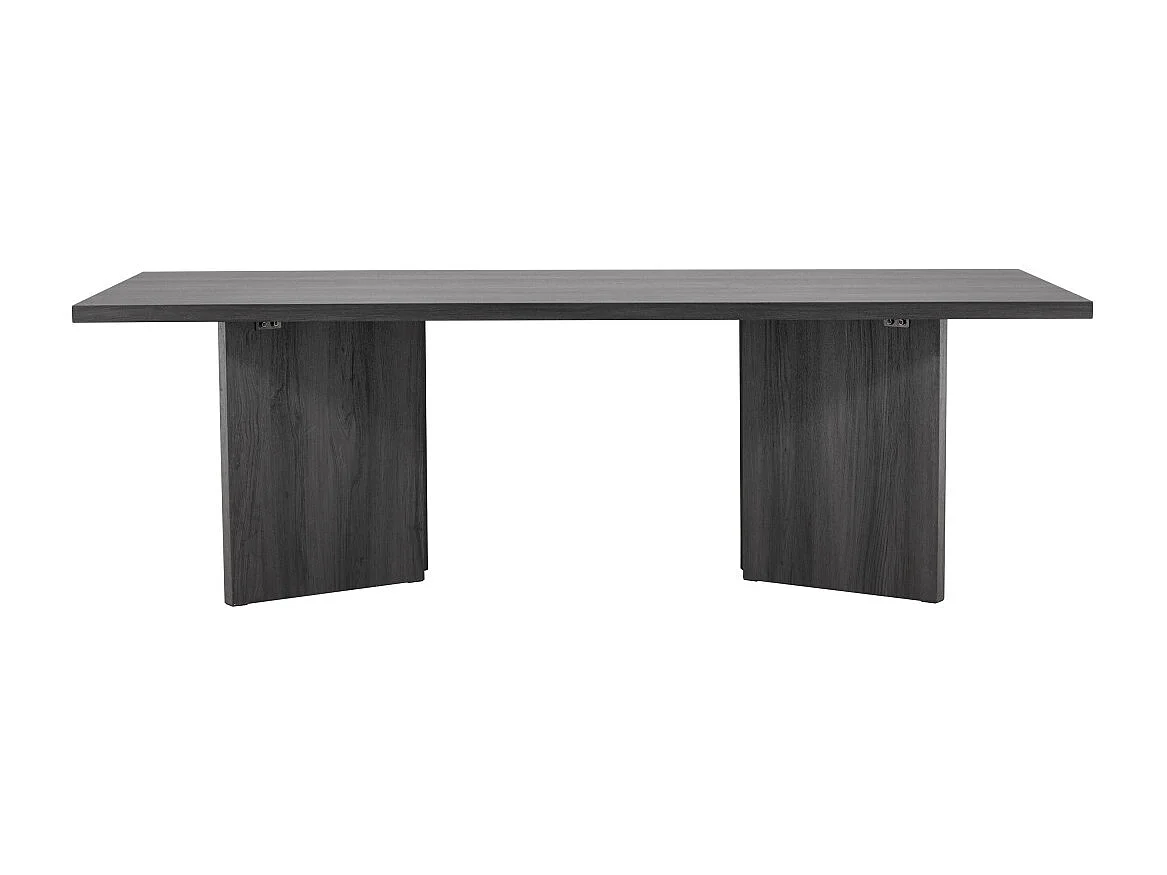 Table à Manger Design "Bassholmen" 240cm Noir