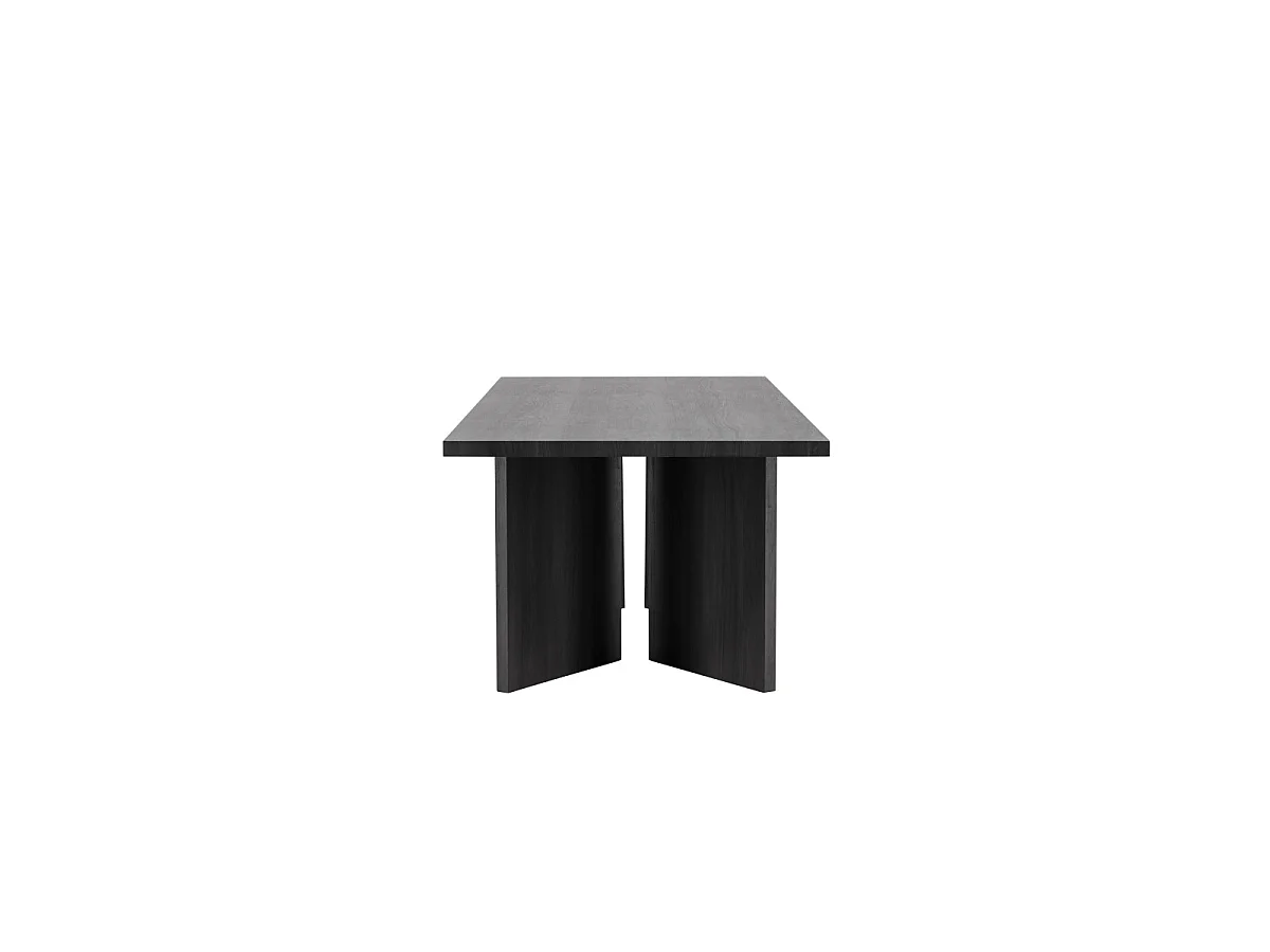 Table à Manger Design "Bassholmen" 240cm Noir