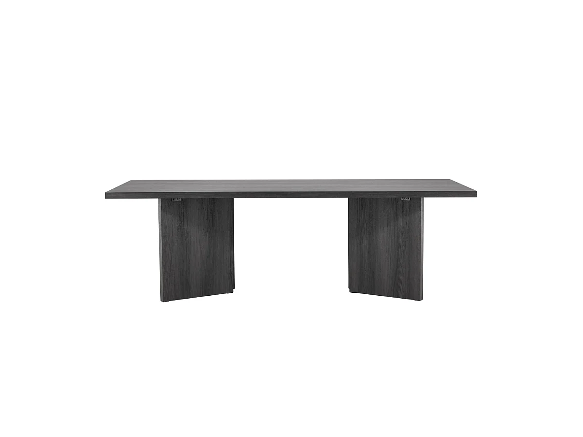Table à Manger Design "Bassholmen" 240cm Noir