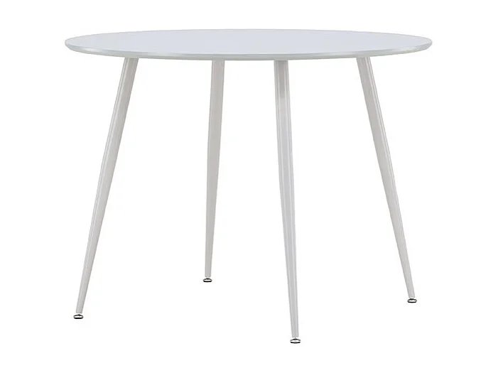 Plaza table de salle à manger Ø100 cm gris.