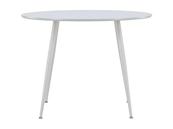 Plaza table de salle à manger Ø100 cm gris.