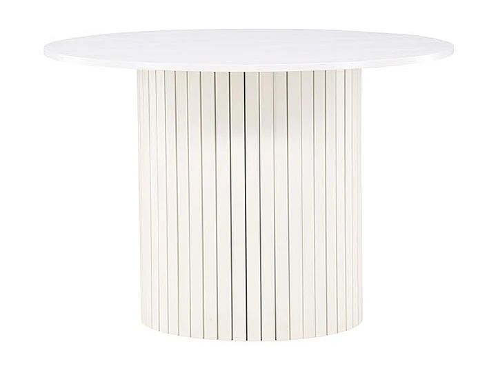Härön table de salle à manger Ø110 cm blanc.