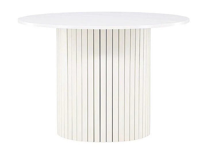 Härön table de salle à manger Ø110 cm blanc.